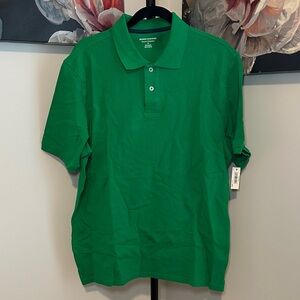 Amazon Essentials Vibrant Green Polo Shirt